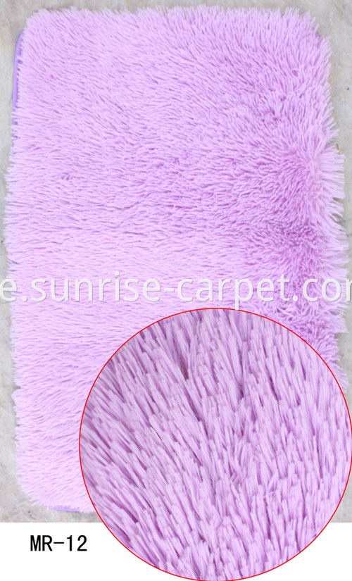 Velvet Bathmat in Light Purple color